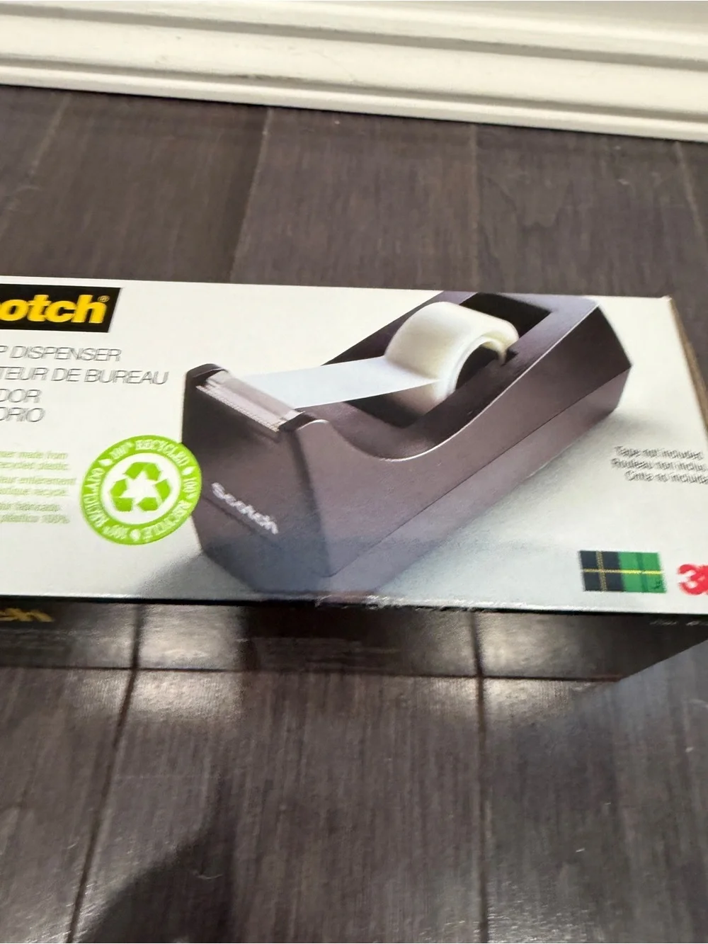 NWT Scotch Black Desktop Tape Dispenser by 3M Home Office